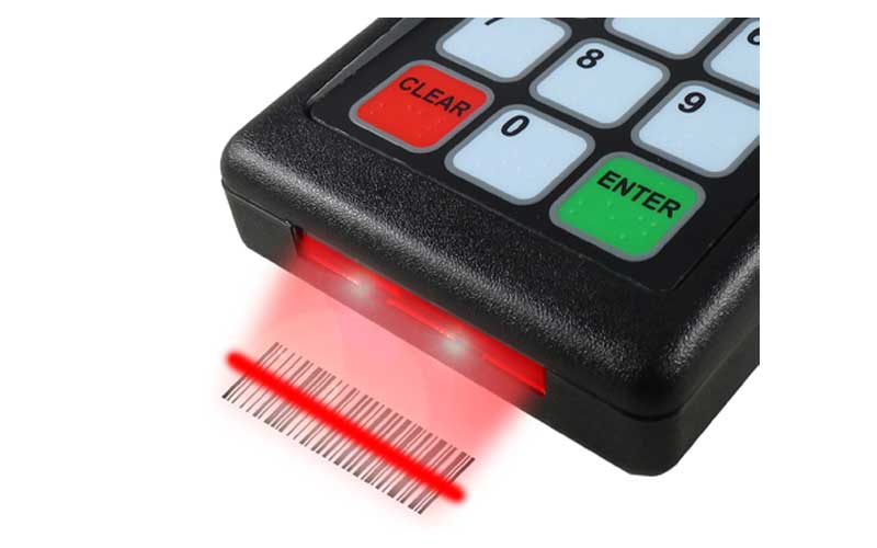 School Cafeteria Pin Pad with scanner