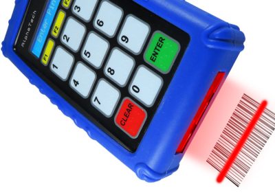 Blue School Lunch Keypad with Scanner
