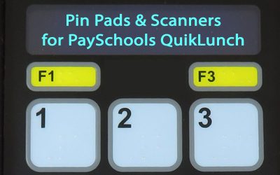 Pin Pads & Scanners for PaySchools QuikLunch POS